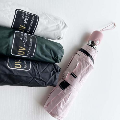 全自動三折防雨防曬兩用傘