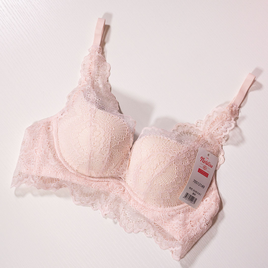 法式無鋼圈內提托加強集中性感蕾絲內衣(MM1903)