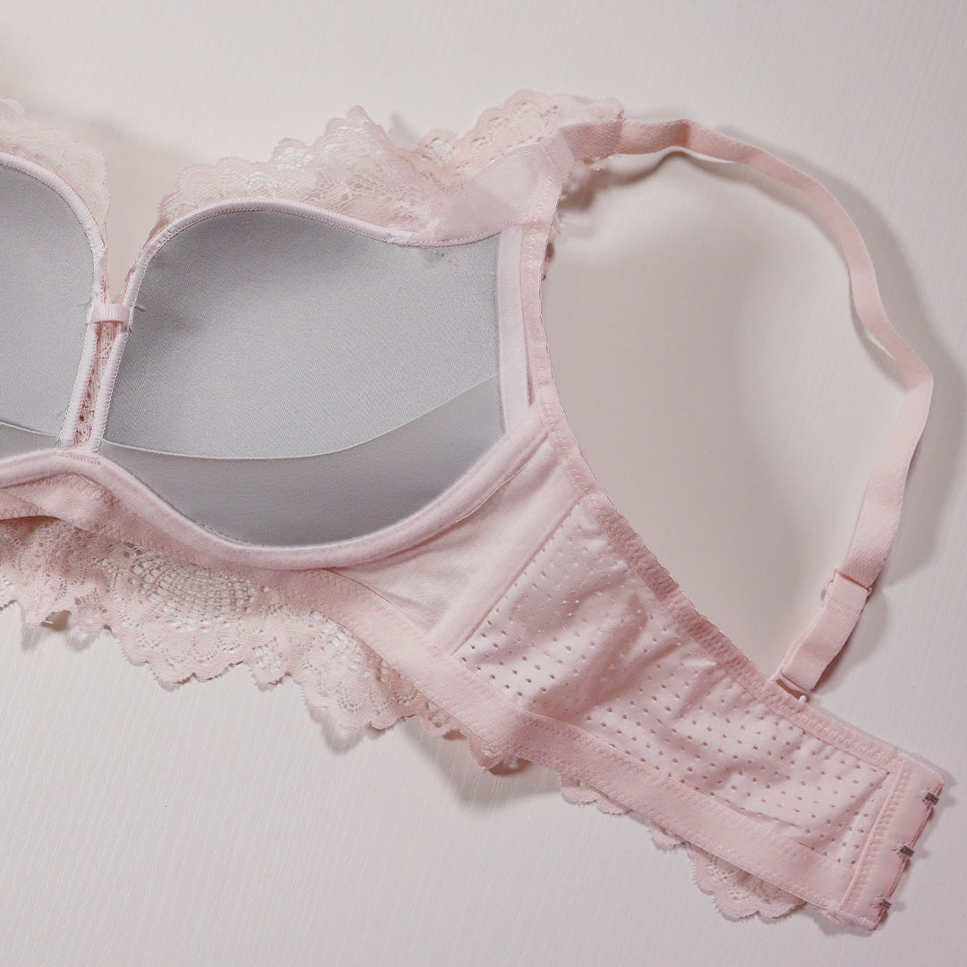 法式無鋼圈內提托加強集中性感蕾絲內衣(MM1903)
