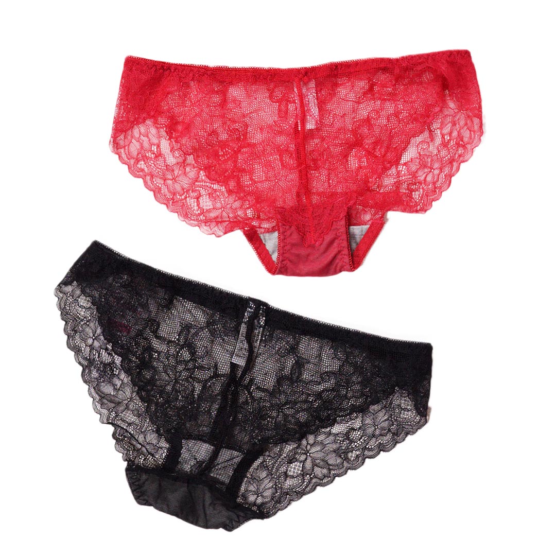 性感蕾絲延伸荷葉邊半杯小胸加厚聚攏集中內衣 配套褲仔