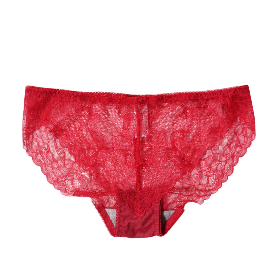 性感蕾絲延伸荷葉邊半杯小胸加厚聚攏集中內衣 配套褲仔