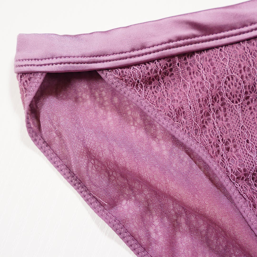 復古深V四角杯小胸加厚聚攏舒適無鋼圈蕾絲內衣 配套褲仔