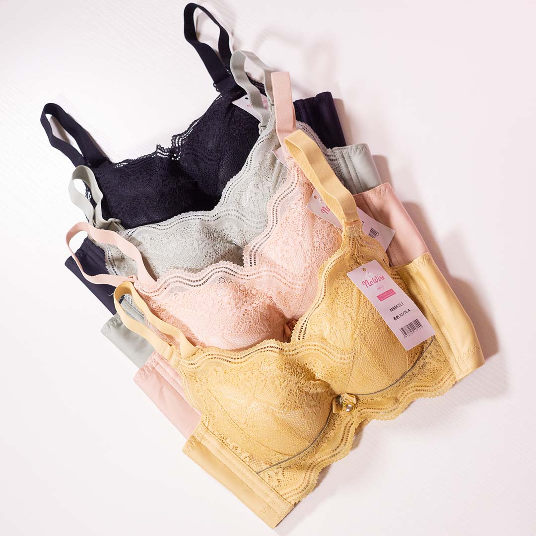 舒適莫代爾嬰肌棉無鋼圈小胸聚攏加厚調整型內衣