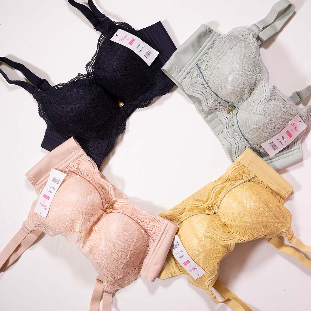 舒適莫代爾嬰肌棉無鋼圈小胸聚攏加厚調整型內衣