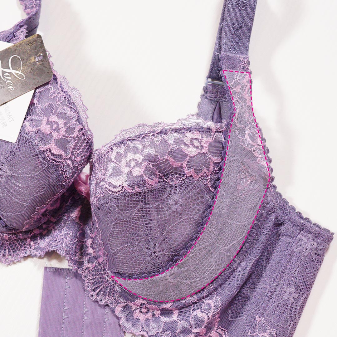 9610紫-萊卡調整胸罩