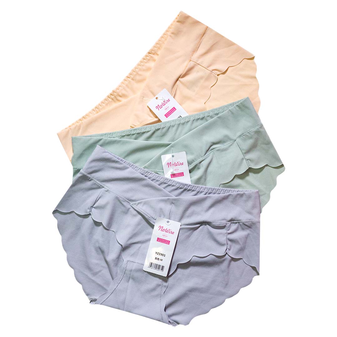 舒適高彈面料內襠純棉低腰托腹無痕孕婦內褲