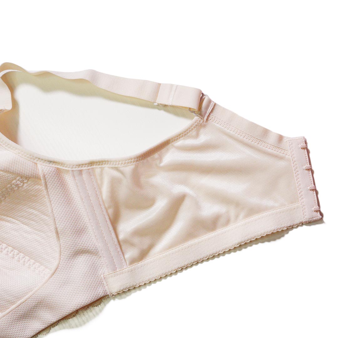 不跌肩帶BRA-柔軟直立棉舒適呵護大碼薄棉杯抹胸式無鋼圈内衣