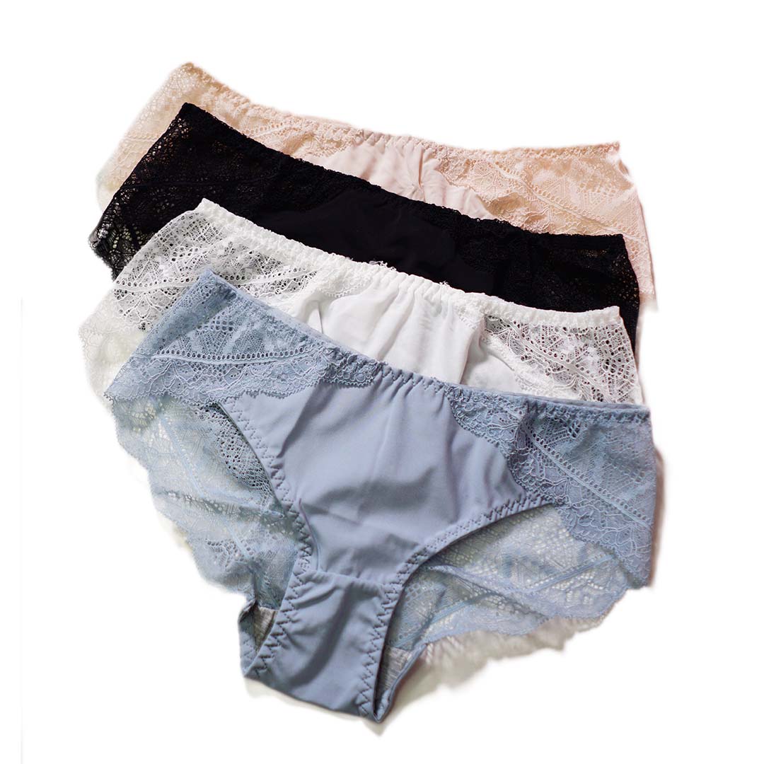 少女薄杯抹胸幼肩帶內衣 配褲