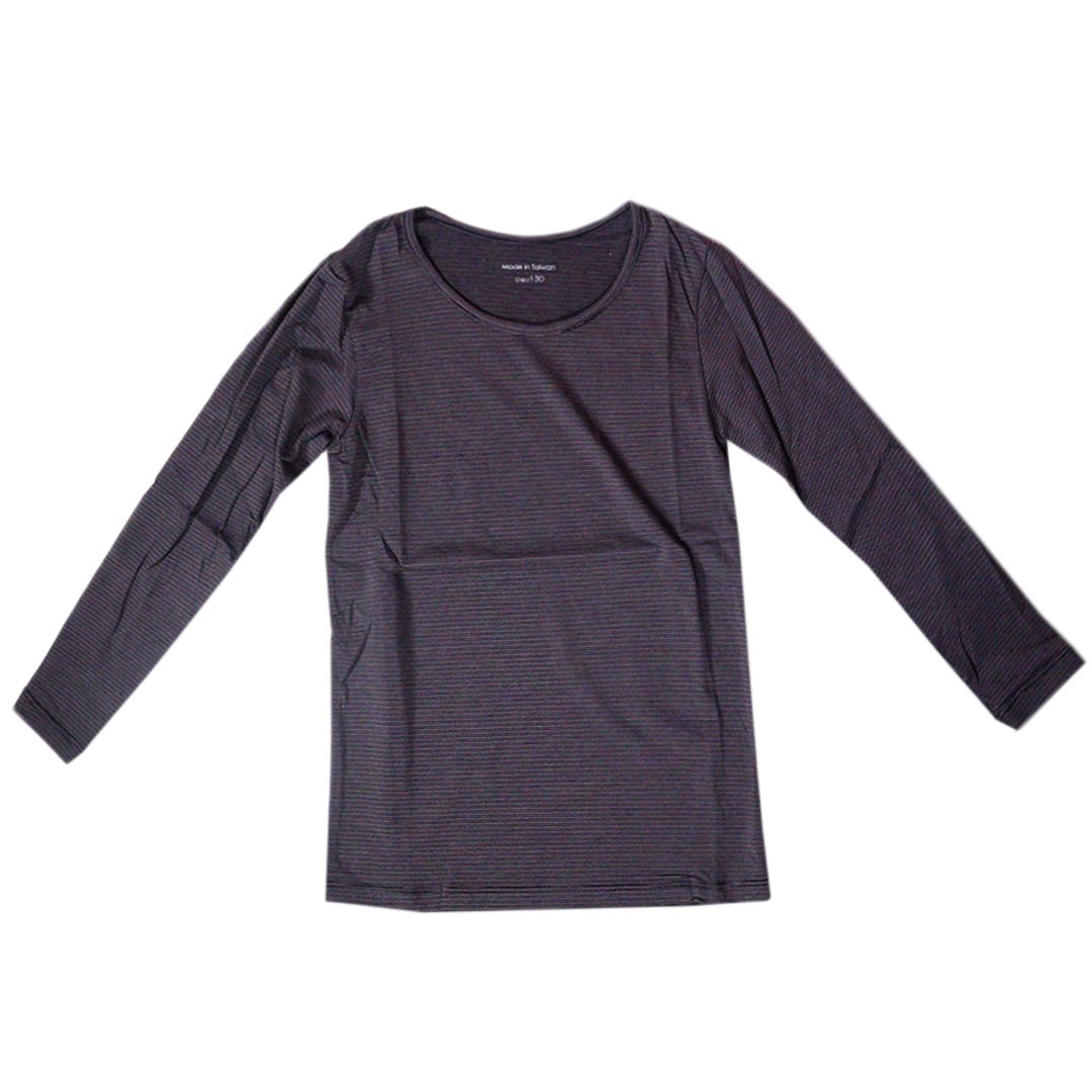 台灣製兒童吸濕保暖發熱衣-圓領款