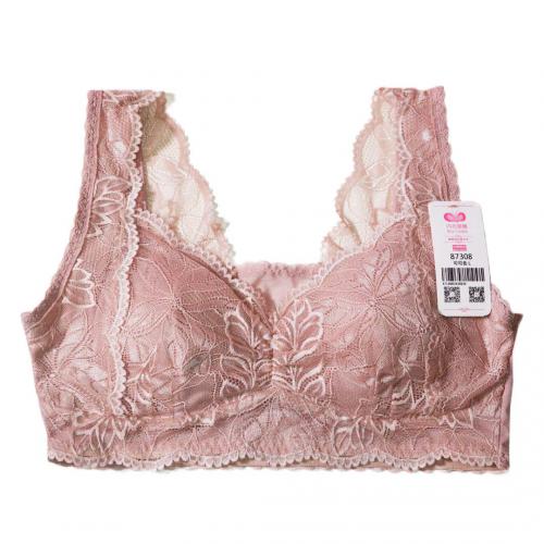 Vest-style stunning lace full coverage without underwire sleep comfort underwear