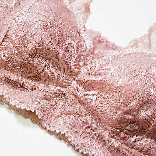 Vest-style stunning lace full coverage without underwire sleep comfort underwear