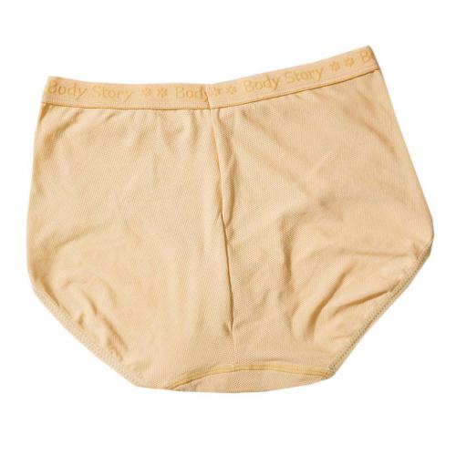 Cooling nano moisture wicking fiber flat underwear