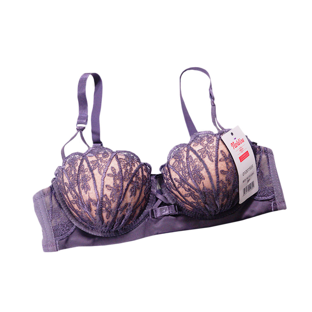 日系聚攏蕾絲貝殼内衣