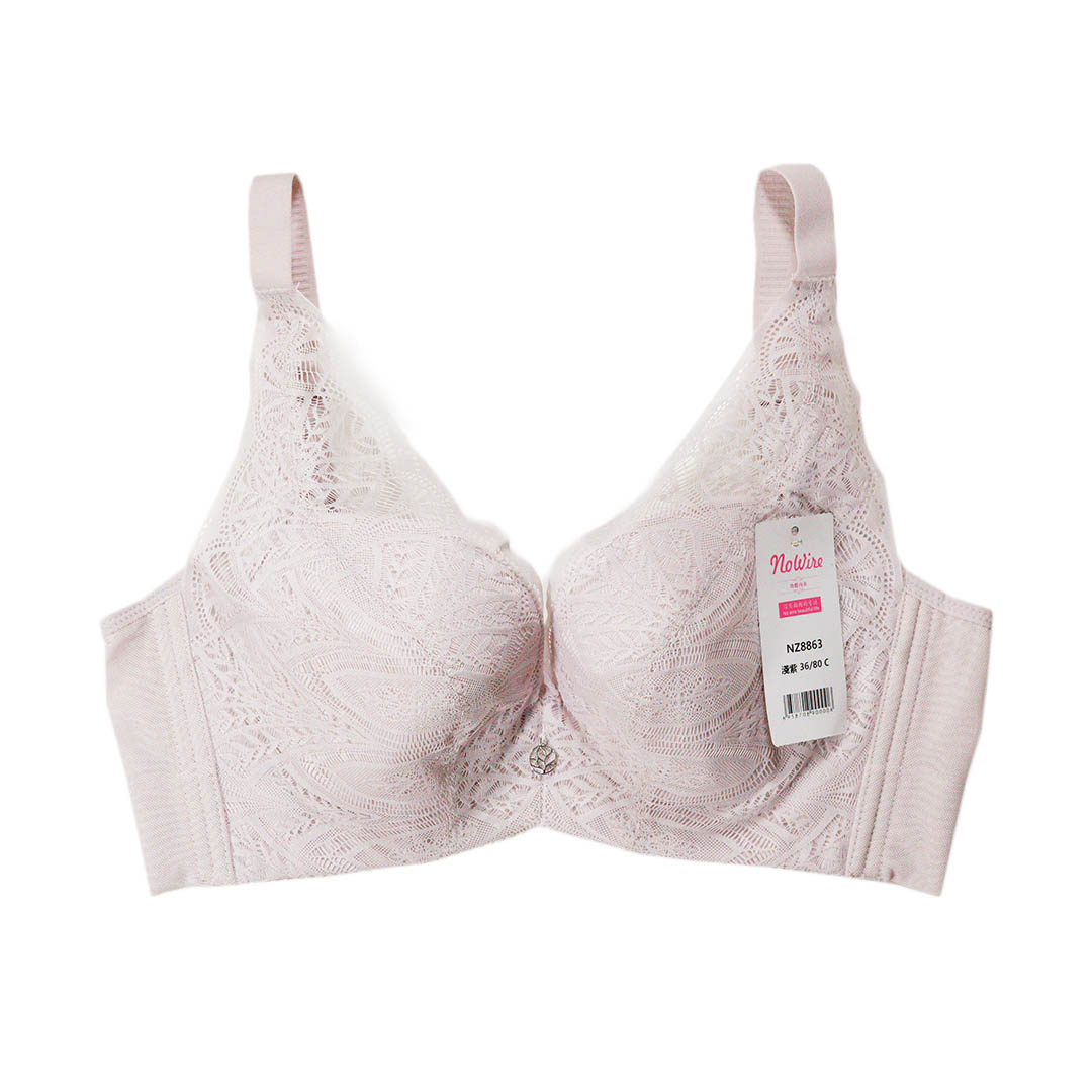 大胸唯美C杯軟記憶鈦圈直立棉防下垂內衣