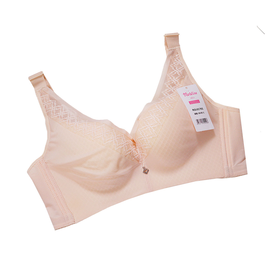 超薄C杯全透氣空調杯大胸顯小收副乳改善外擴防下垂調整型舒適無痕内衣