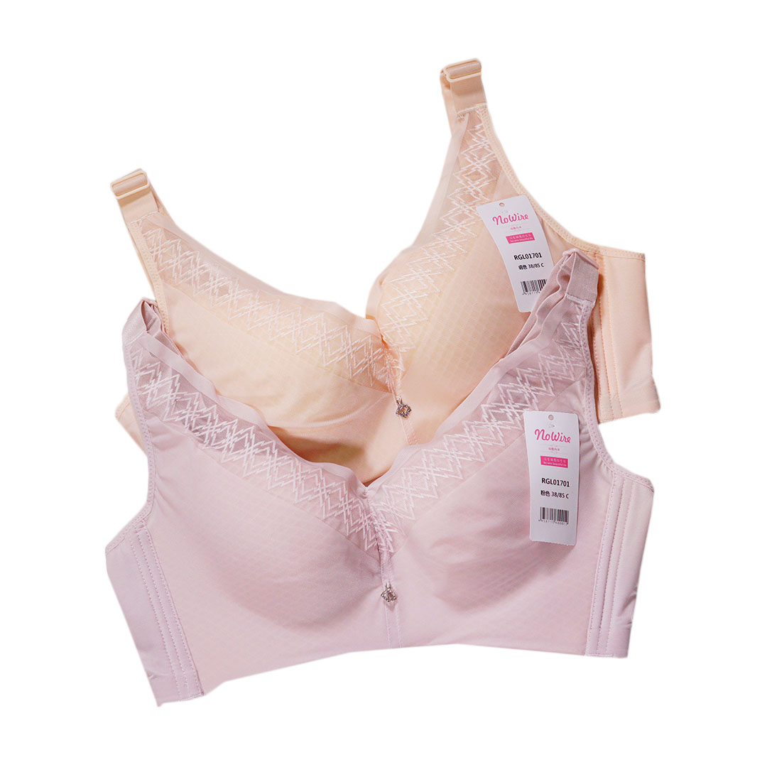 超薄C杯全透氣空調杯大胸顯小收副乳改善外擴防下垂調整型舒適無痕内衣