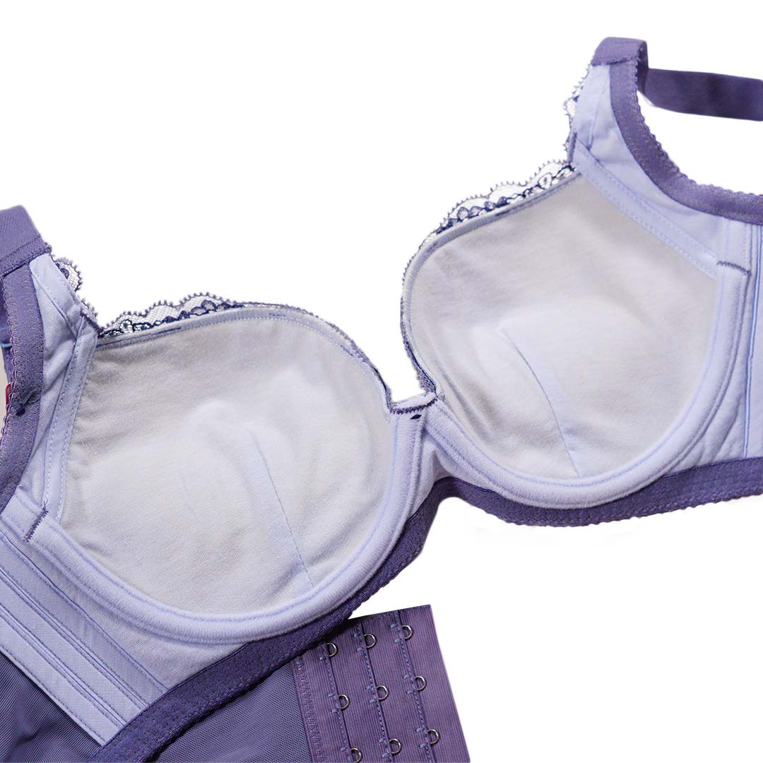 花語系列，蕾絲高機能內衣 立體杯(厚杯)A-C CUP     專業養脂術系列