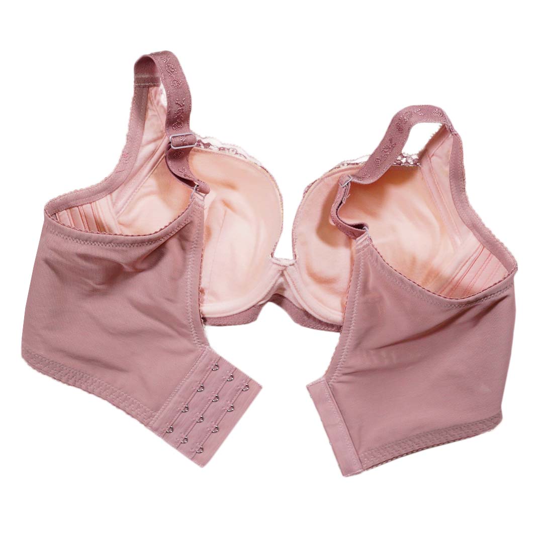 花語系列，蕾絲高機能內衣 立體杯(厚杯)A-C CUP     專業養脂術系列