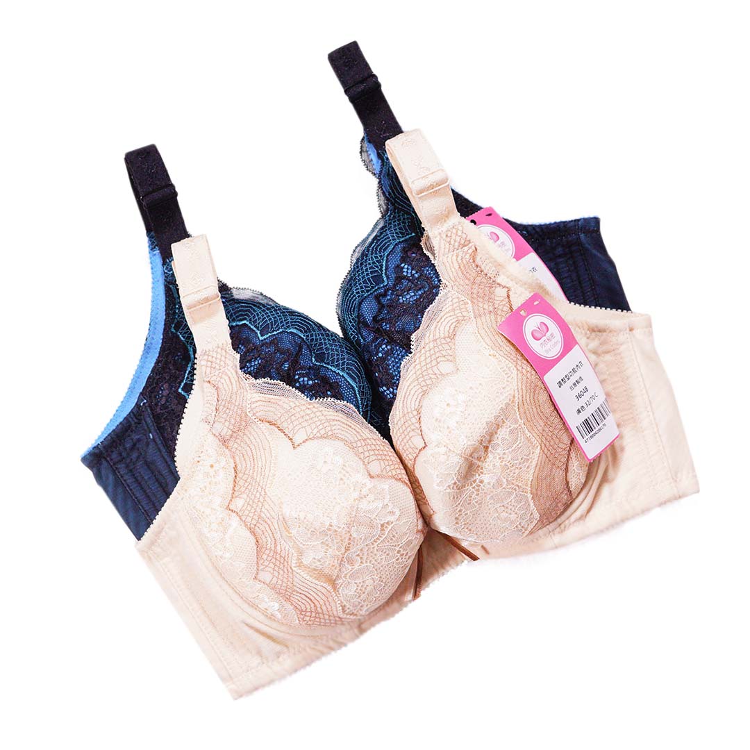 蕾絲潮風系列，涼感深V提胸立體內衣 B-E CUP     專業養脂術系列