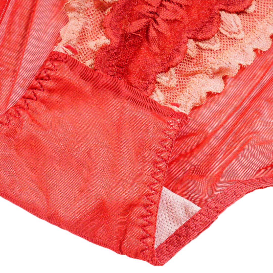 法式櫻桃性感內提托無鋼圈內衣 配褲