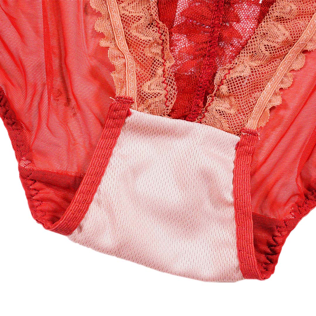 法式櫻桃性感內提托無鋼圈內衣 配褲