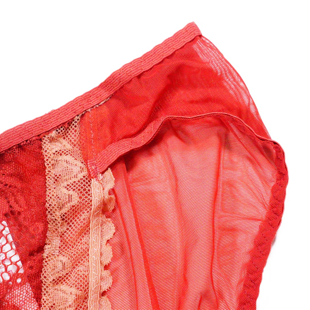 法式櫻桃性感內提托無鋼圈內衣 配褲