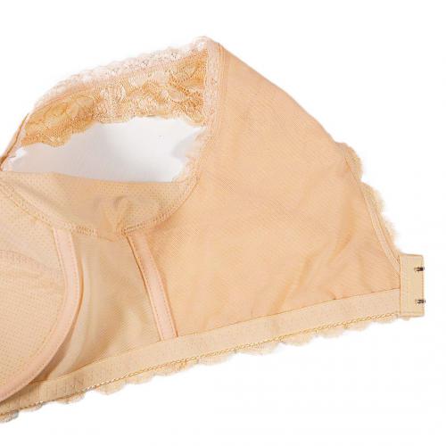 Deep V style beautiful back large repair bra for correcting uneven breasts with highly concentrated lace bralette underwear