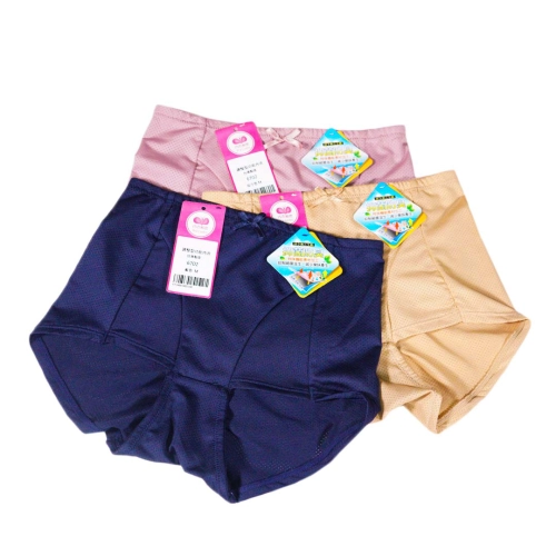 Mid waist breathable hip hugging underwear