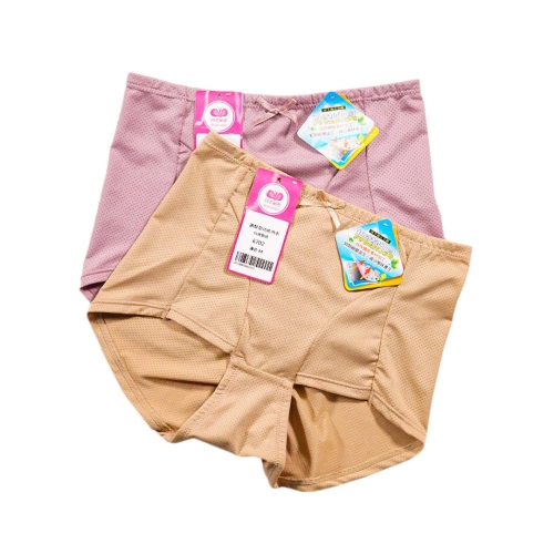 Mid waist breathable hip hugging underwear