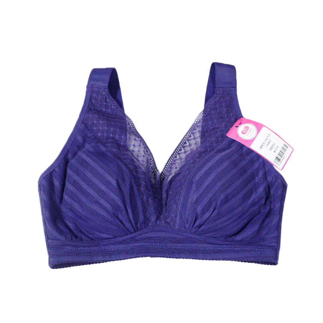 【無鋼圈大尺碼】寬肩帶大包覆修副乳無鋼圈內衣