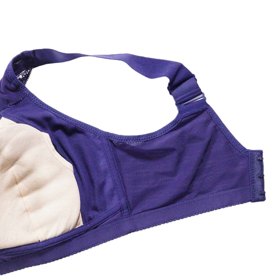 【無鋼圈大尺碼】寬肩帶大包覆修副乳無鋼圈內衣