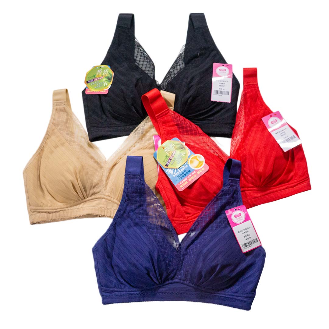 【無鋼圈大尺碼】寬肩帶大包覆修副乳無鋼圈內衣