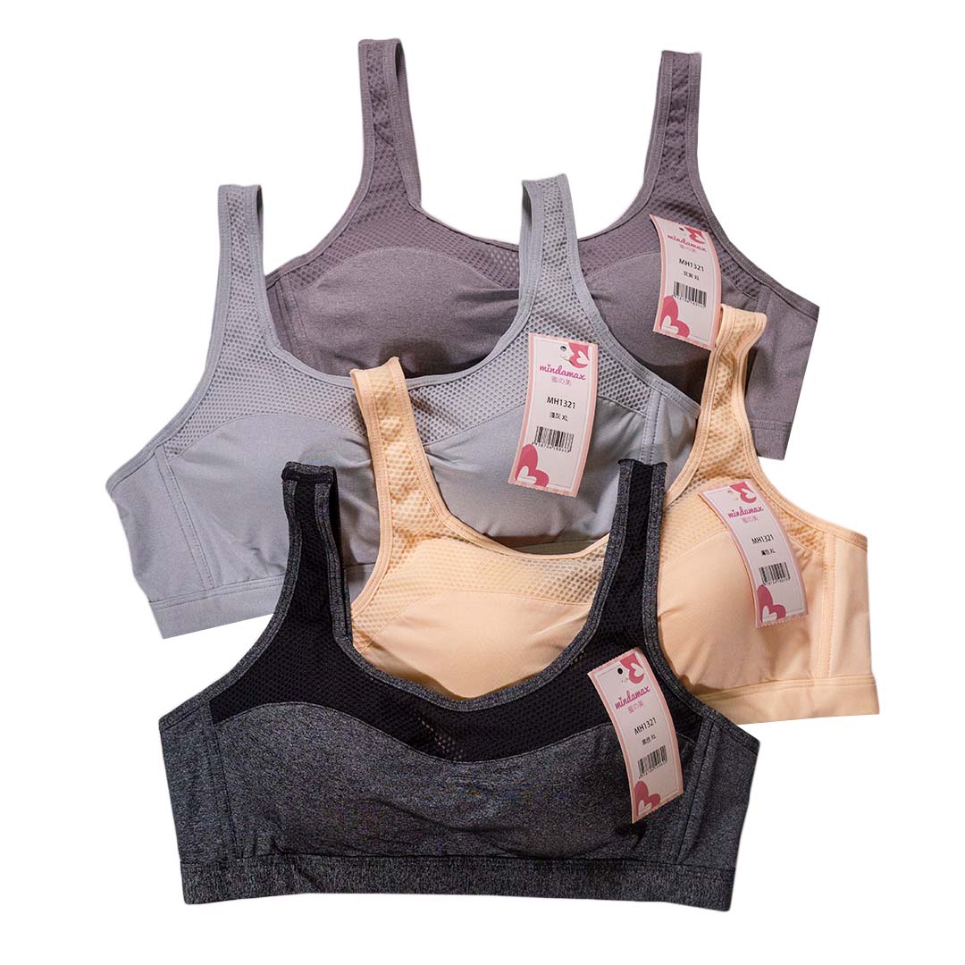 無鋼圈薄款防震運動內衣