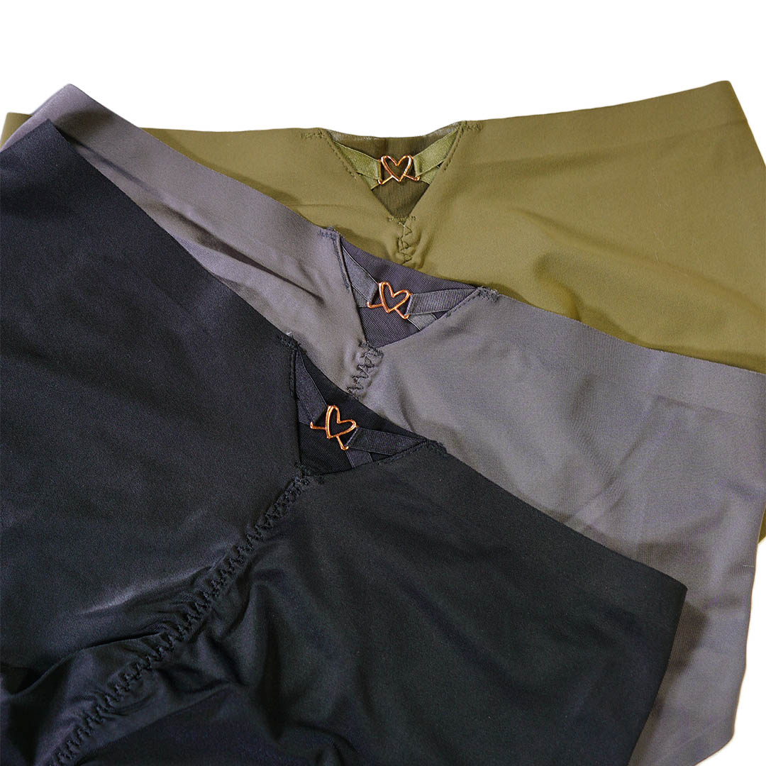 超細云感棉透氣孔絲滑面料，交叉美背無鋼圈內衣-泳衣內衣兩穿（179.527）配套褲仔