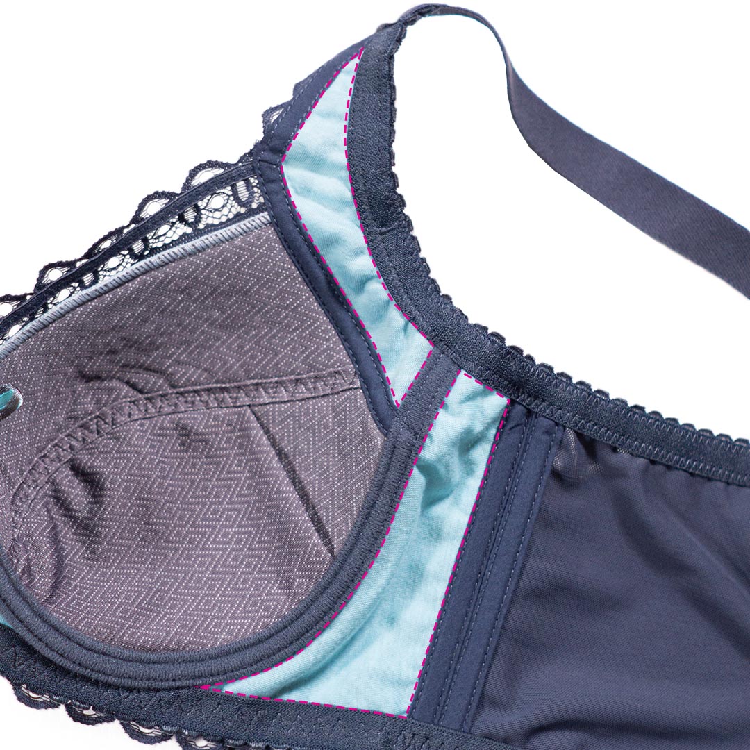 大側收軟罩杯軟鋼圈調整型內衣