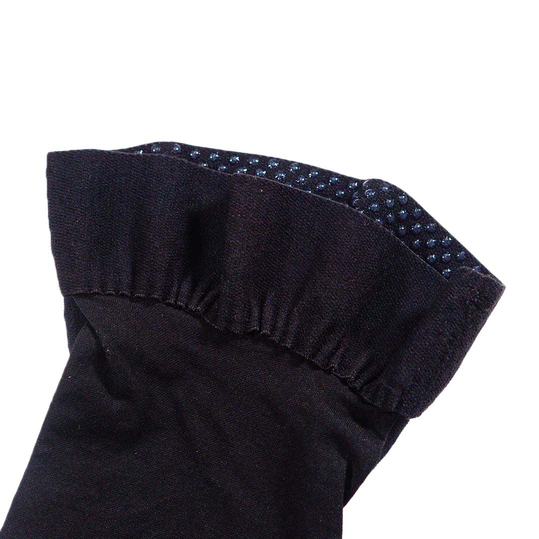 280D 矽膠粒防滑防靜脈曲張大腿襪 黑色