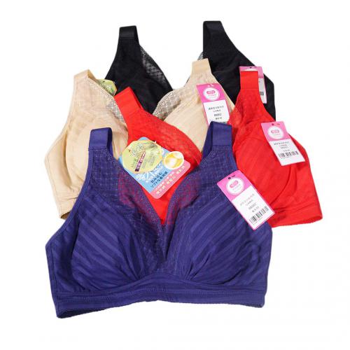 【No Steel Ring, Large Size】Wide shoulder strap, fully covered, adjustable false breasts, no steel ring underwear