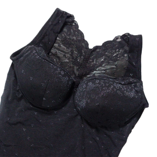 蕾絲－調整型無鋼圈胸罩＋塑身收腹束腰背心