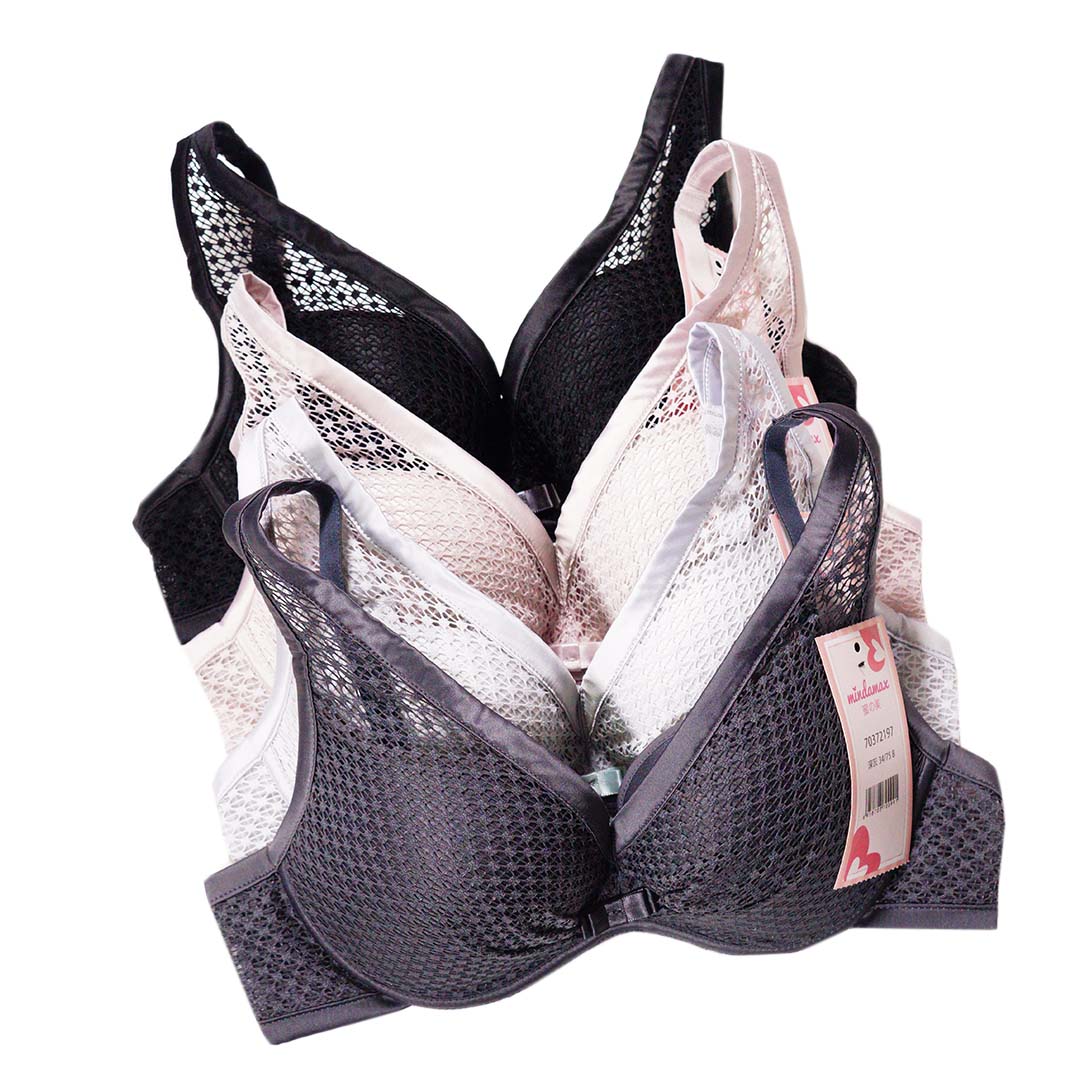 性感撩人深V超細氣孔舒適無鋼圈內衣