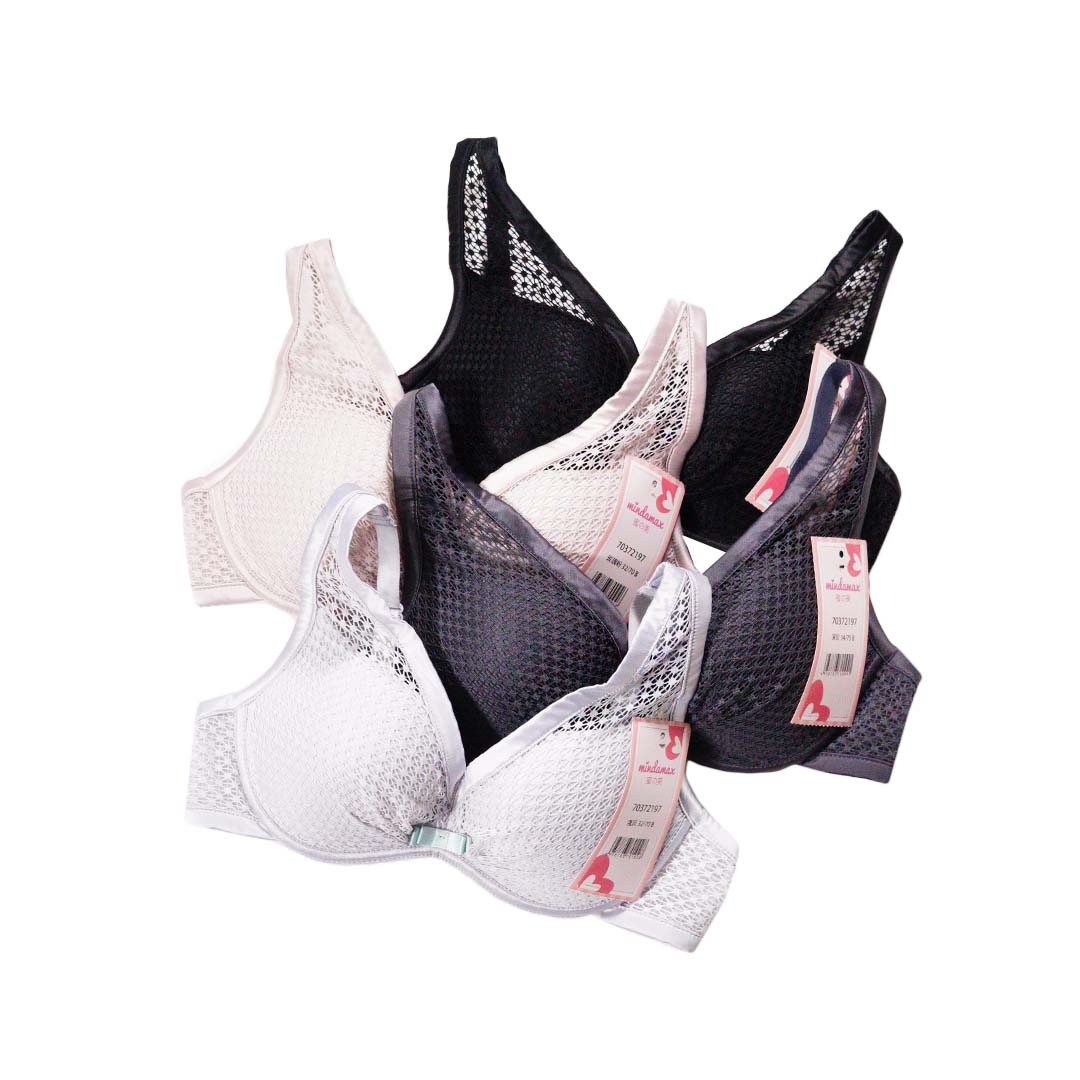 性感撩人深V超細氣孔舒適無鋼圈內衣