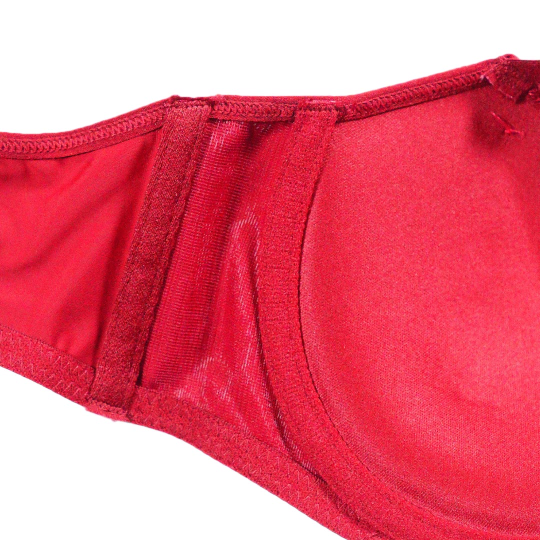 簡約光面小胸聚攏上托性感交叉肩帶有鋼圈內衣