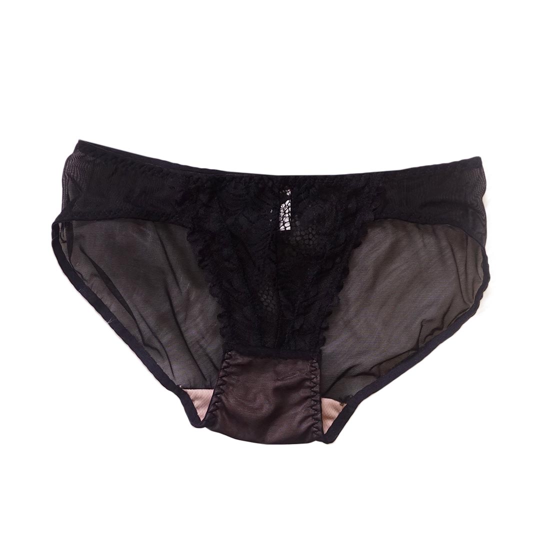 法式小城性感蕾絲無鋼圈內衣-內提托透氣薄杯 配褲