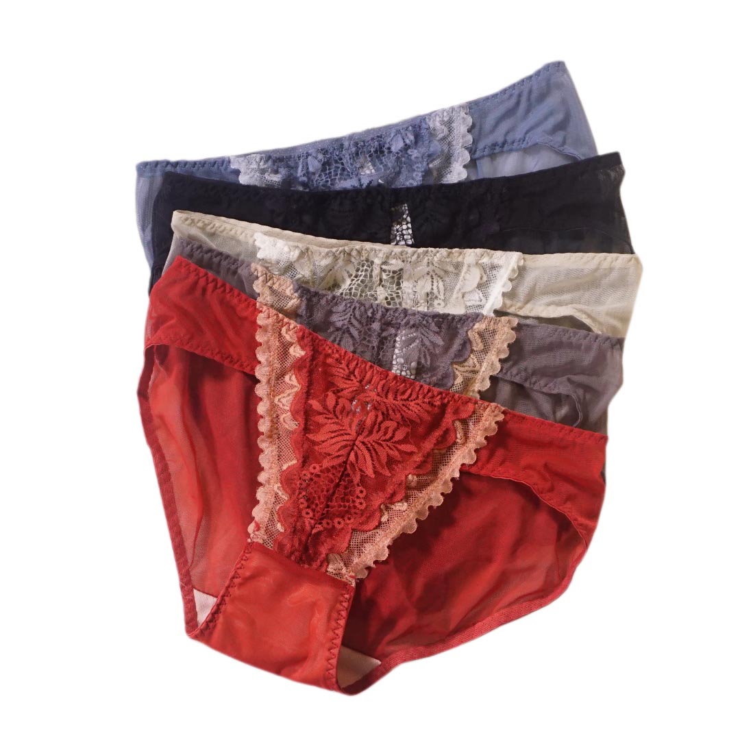 法式小城性感蕾絲無鋼圈內衣-內提托透氣薄杯 配褲