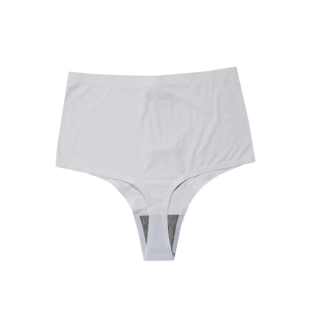 高腰收腹冰絲無痕一片式丁字褲