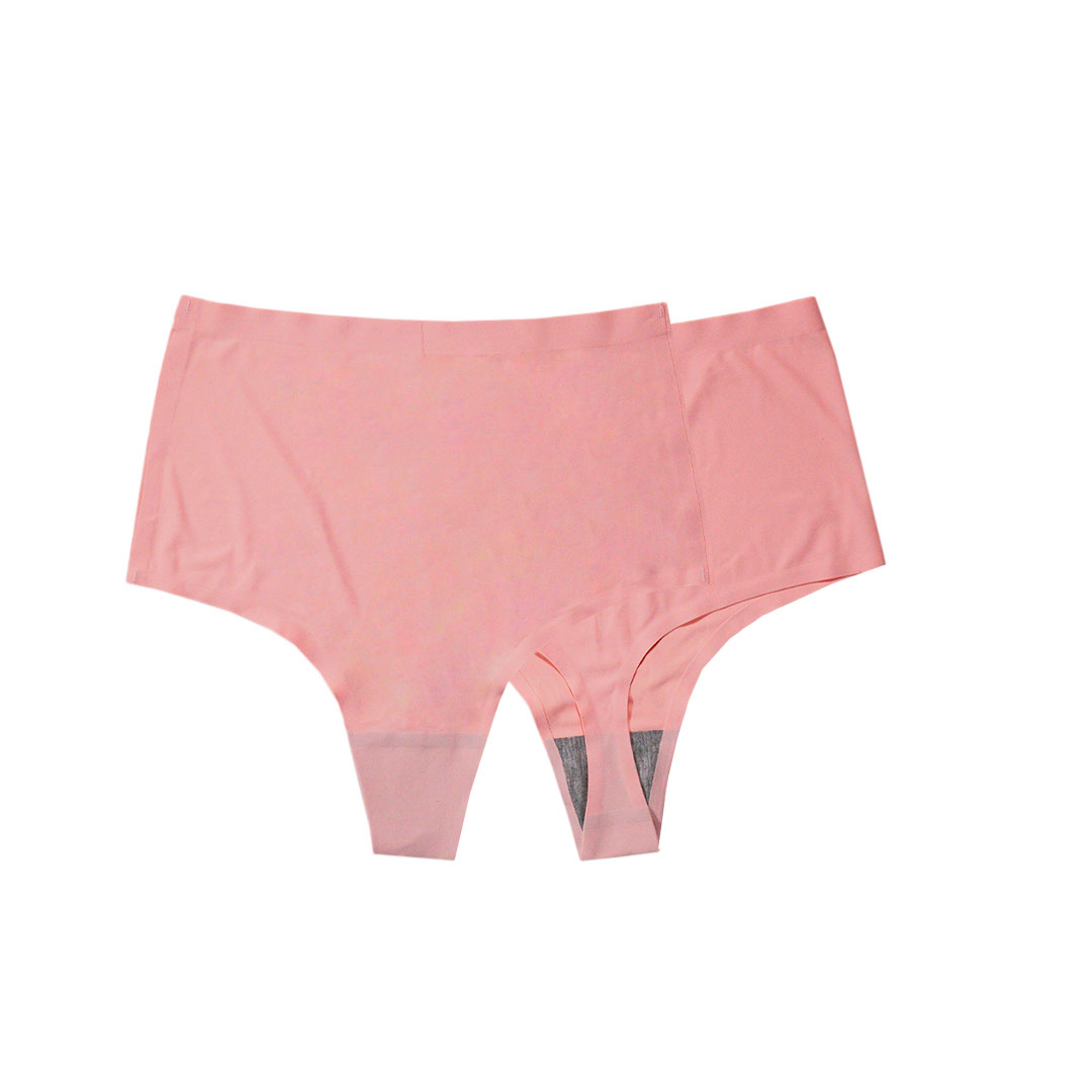 高腰收腹冰絲無痕一片式丁字褲