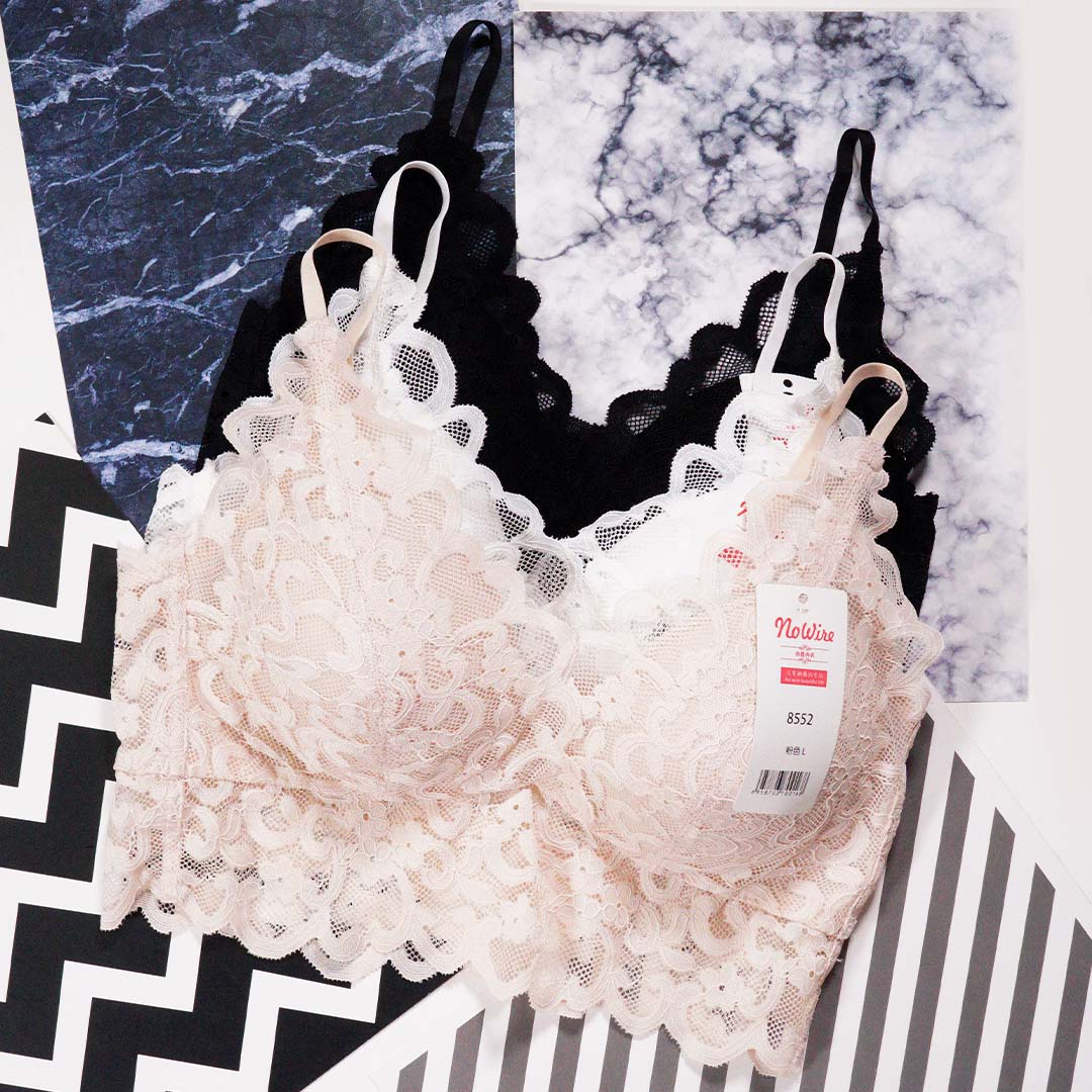 法式性感立體固定杯無鋼圈內衣