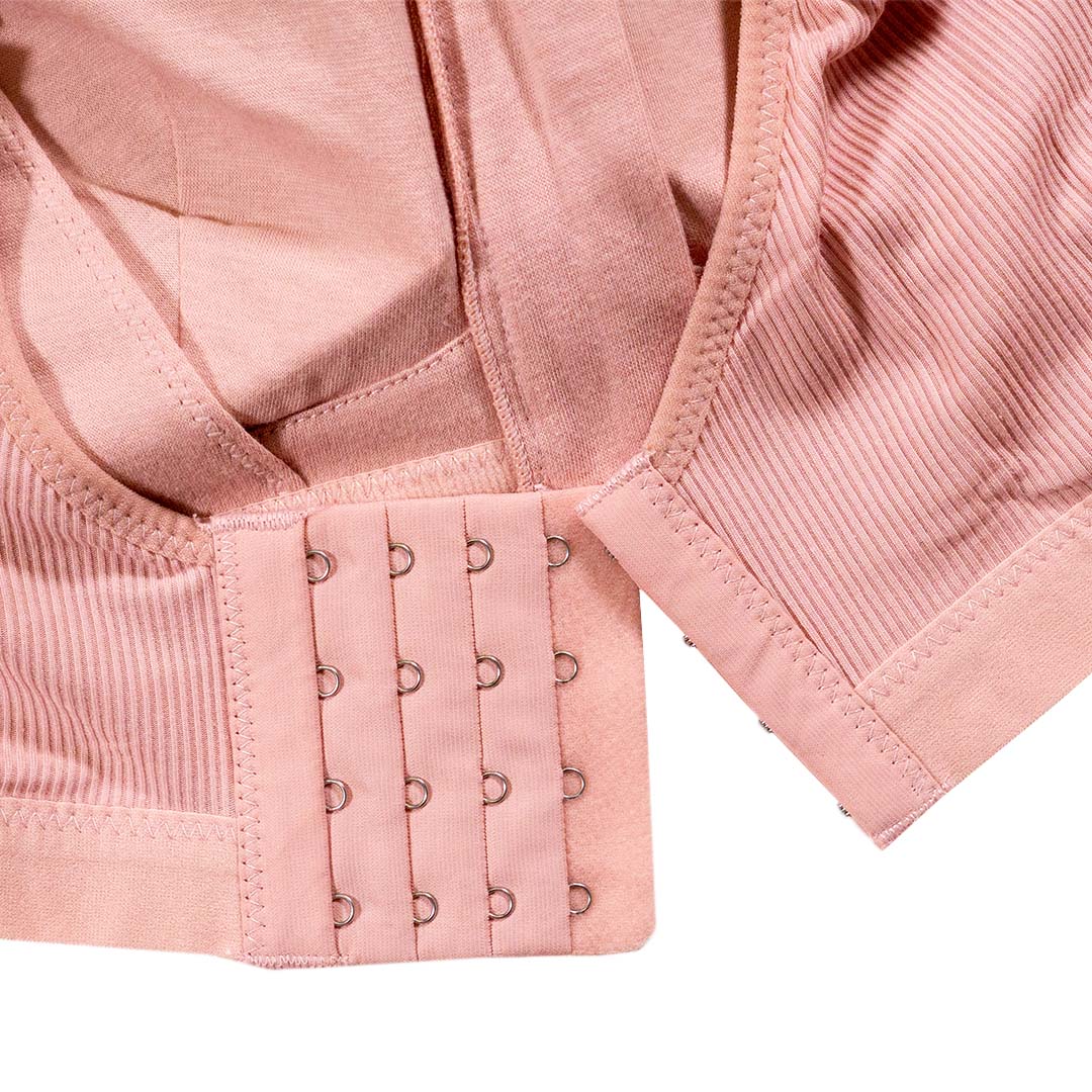 前拉後扣式靈活適應多功能無鋼圈內衣-可放儀乳