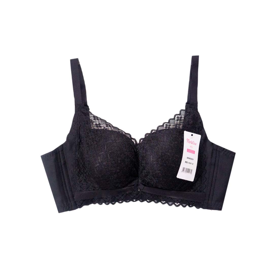 天然玫瑰精油輕柔透氣納米綿少女性感蕾絲內衣