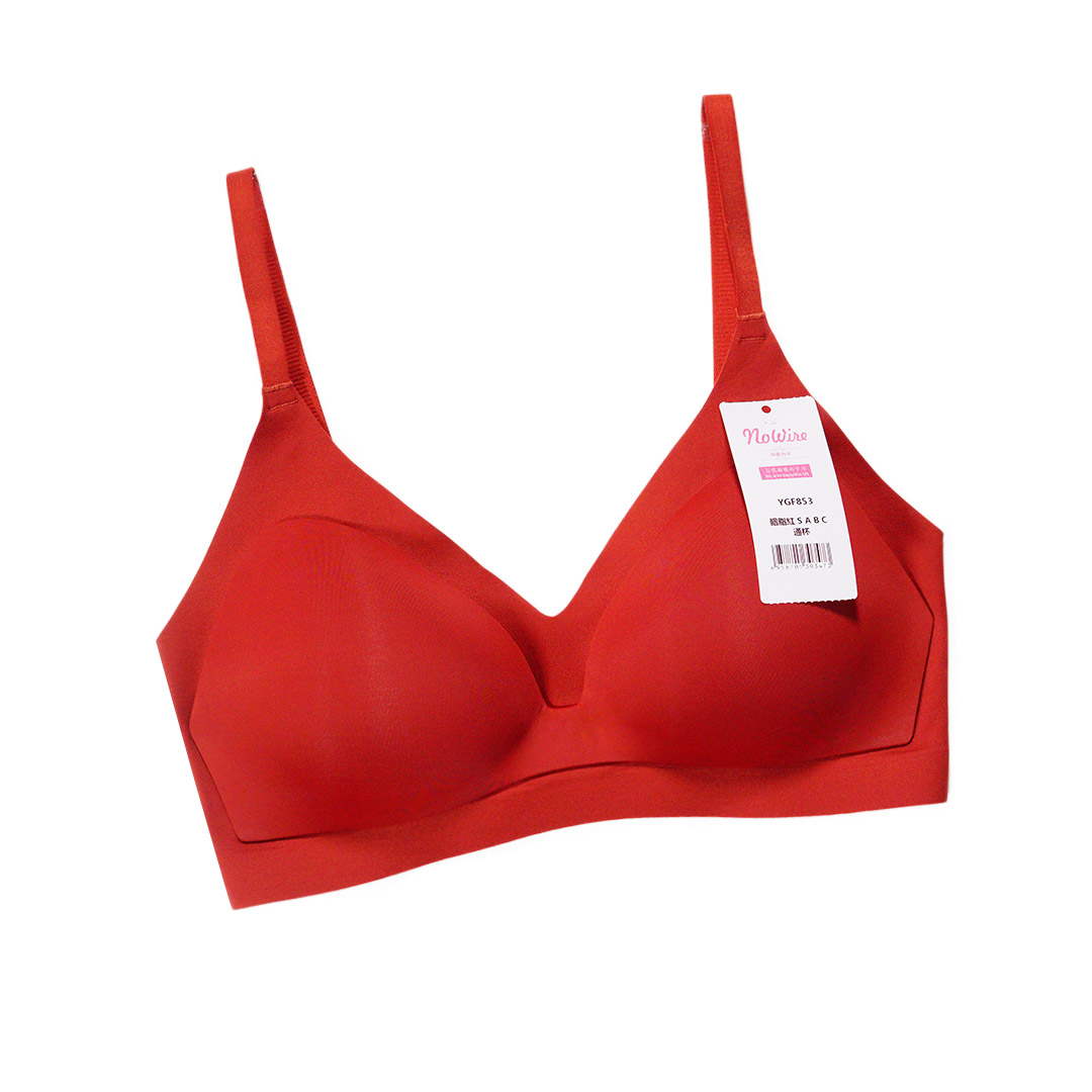 輕薄舒適一體式無痕無鋼圈聚攏收副乳防下垂內衣