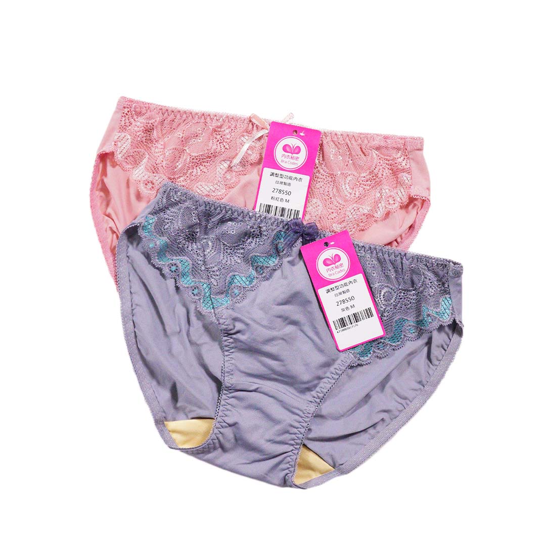 優美舞曲。無鋼圈蕾絲拉提內衣 配套內褲